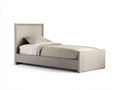 Letto singolo - legno - 209x102x104 cm - beige - moderno