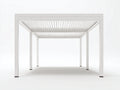 Pergola da giardino - alluminio - 320x300x255 cm - bianco - moderno