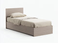 Letto singolo - legno - 206x99x93 cm - beige - moderno